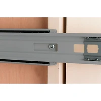 Rev-a-Shelf Pullout Top Mount Trash Can 35 qt., Silver, 4WCTM-1816DM-1