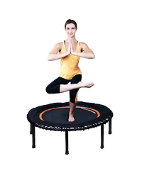 Leaps and Rebounds Fitness Trampoline, 40-inch or 48-inch |Adults and Kids Rebounder for Indoor and Outdoor, Up to 270 lbs | Lifetime Warranty | Low I