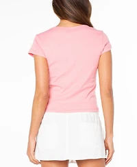 Roxy Women's Retro-Inspired 90s Baby Crew Neck T-Shirt