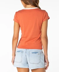 Roxy Women's Retro-Inspired Baby Crew Neck T-Shirt