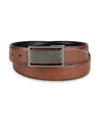 Alfani Men's Reversible Cut-Out Plaque Belt, Created for Macy's
