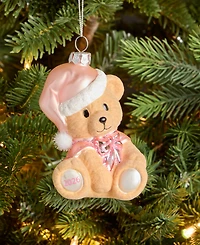 Holiday Lane Baby's First Pink Bear Ornament, Macy's Exclusive