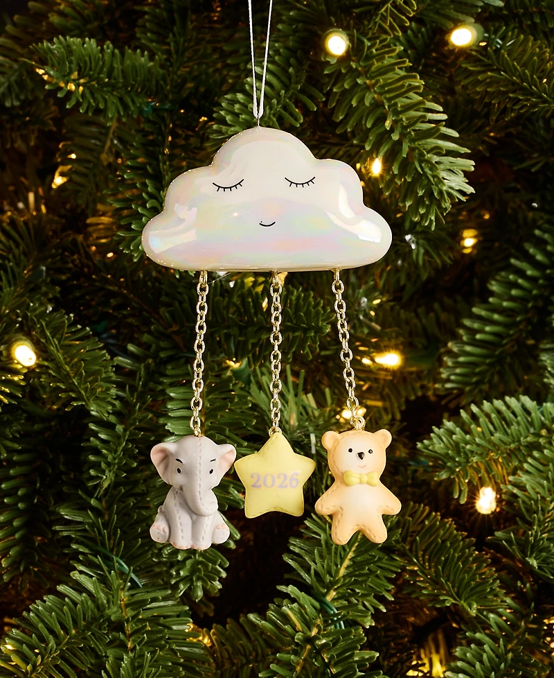 Holiday Lane Baby's First Clouds And Animals 2026 Ornament, Macy's Exclusive