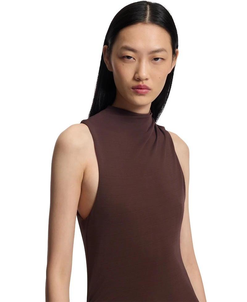 Boss by Hugo Women's Slim-Fit Gathered Detail Jersey Dress