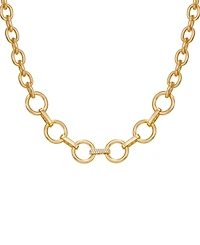 Guess Glass Stone Gold-Tone Short Necklace