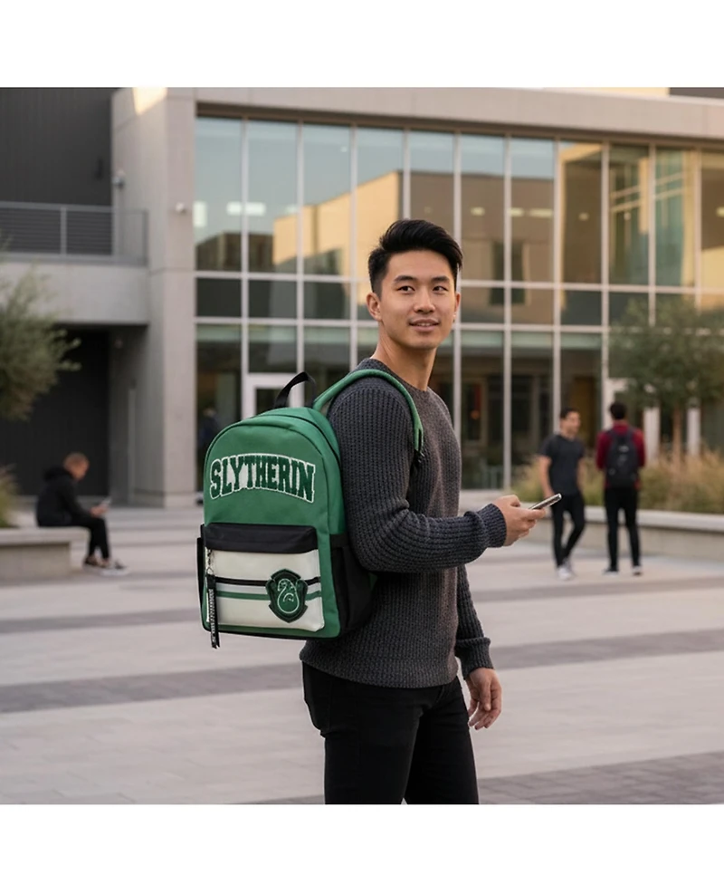 Harry Potter Slytherin Crest 16.5 inch Adult Backpack