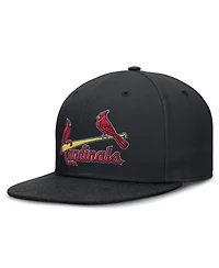 Nike Men's Navy St. Louis Cardinals Wordmark Dri-fit Round Bill True Fitted Hat