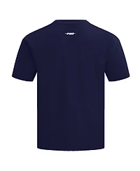 Pro Standard Men's Navy Boston Red Sox Turn It Up Dropped Shoulder T-Shirt