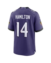 Nike Men's Kyle Hamilton Purple Baltimore Ravens Team Game Jersey
