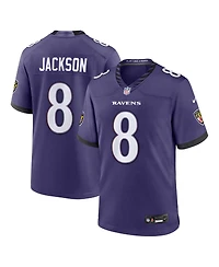 Nike Men's Lamar Jackson Purple Baltimore Ravens Team Game Jersey