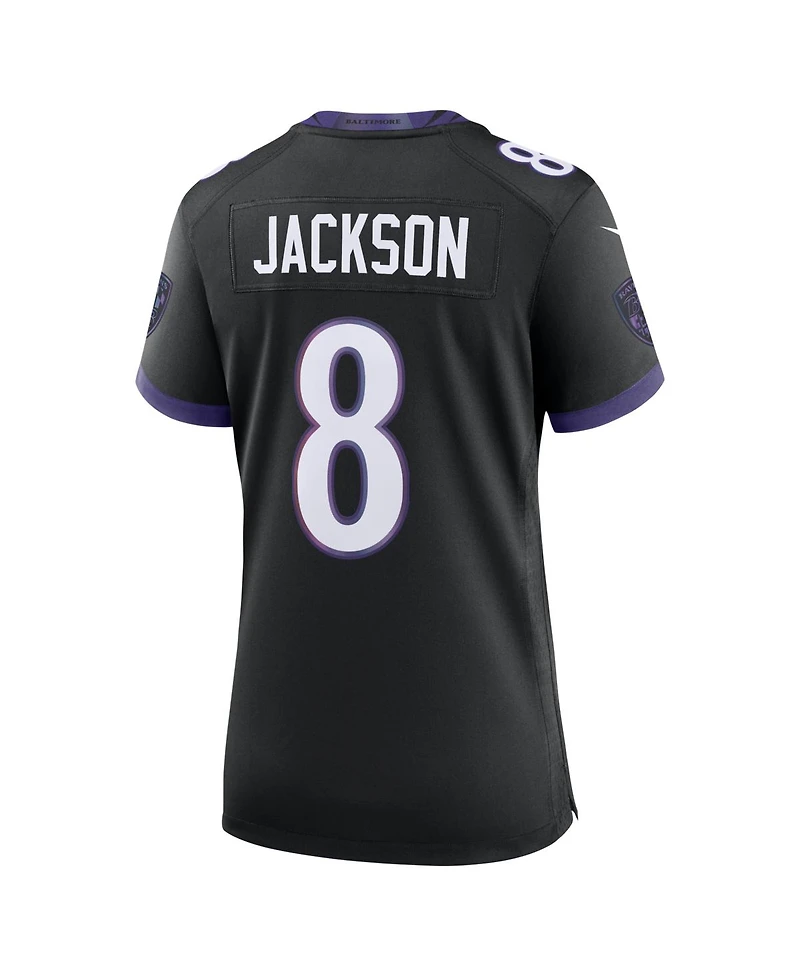 Nike Women's Lamar Jackson Black Baltimore Ravens Alternate Game Jersey