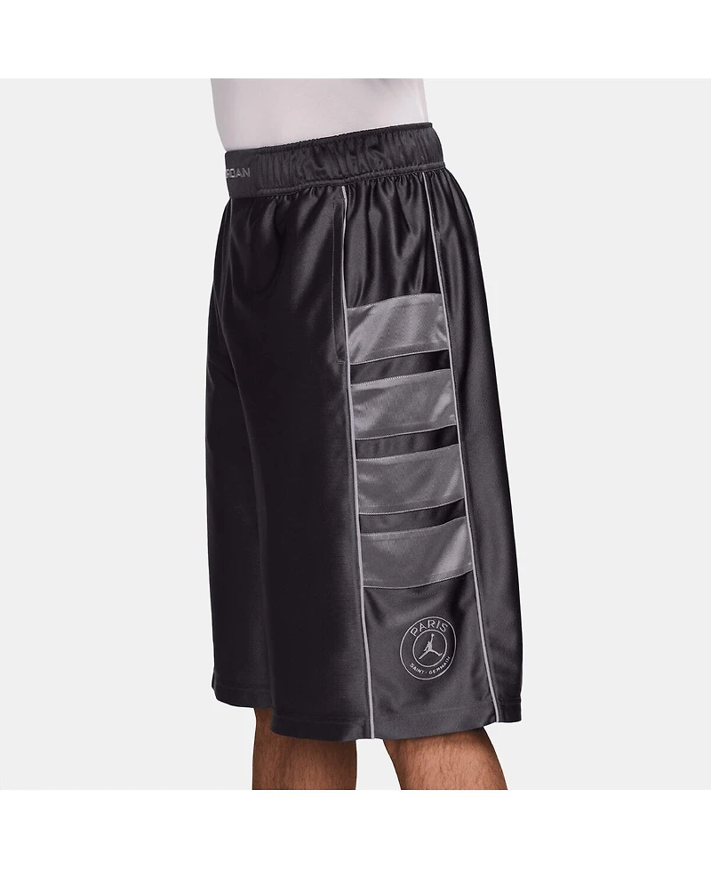 Jordan Men's Black Paris Saint-Germain Cat Scratch Shorts