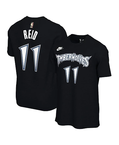 Nike Men's and Women's Naz Reid Black Minnesota Timberwolves Name Number T-Shirt - Classic Edition