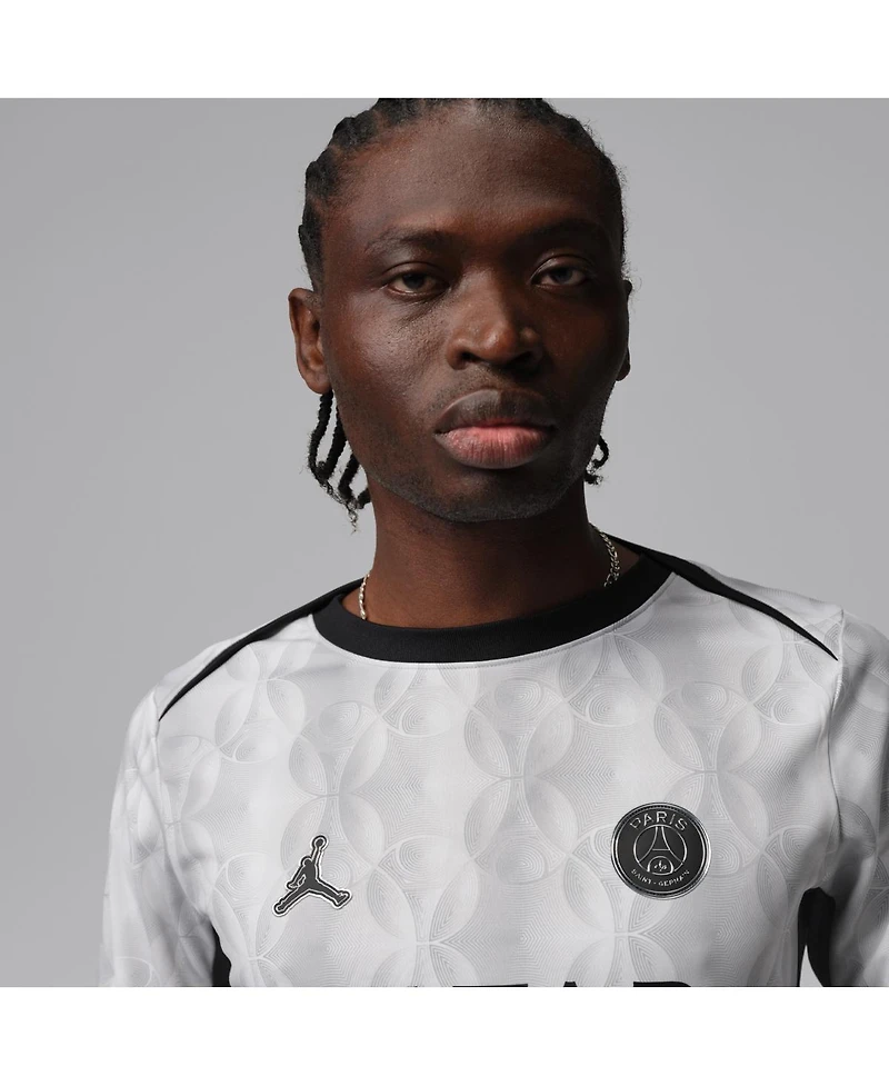 Jordan Men's Black Paris Saint-Germain Long Sleeve Pre-Match Dri-fit Top