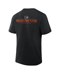 Fanatics Men's Black Philadelphia Flyers Crash The Net Legacy T-Shirt