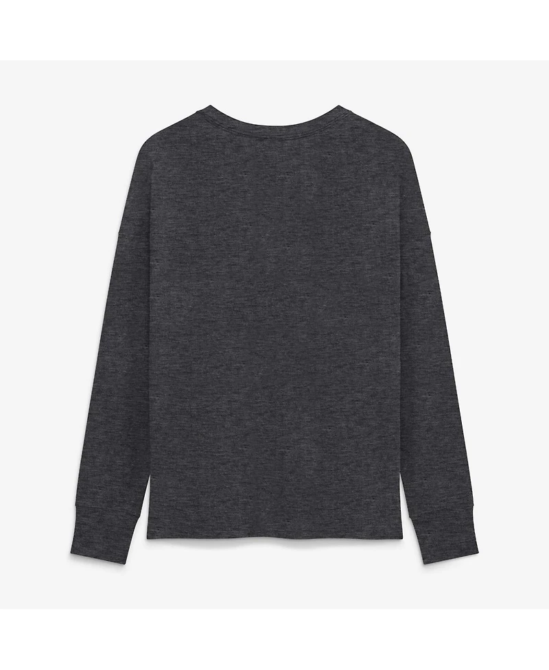 Fanatics Women's Heather Charcoal Buffalo Sabres Competition Legacy Long Sleeve T-Shirt