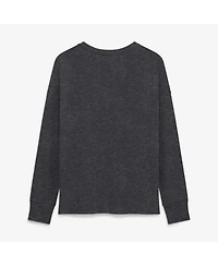 Fanatics Women's Heather Charcoal Buffalo Sabres Competition Legacy Long Sleeve T-Shirt