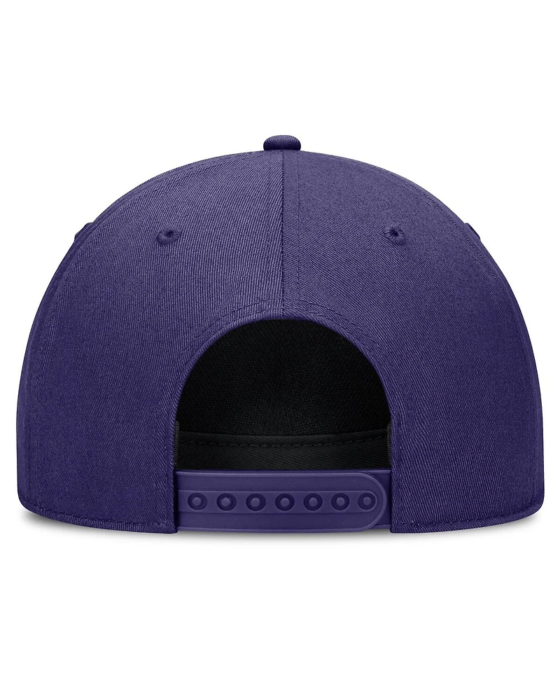 Nike Men's and Women's Purple Clemson Tigers 2026 Basketball Refresh 5-Panel Rope Rise Hat