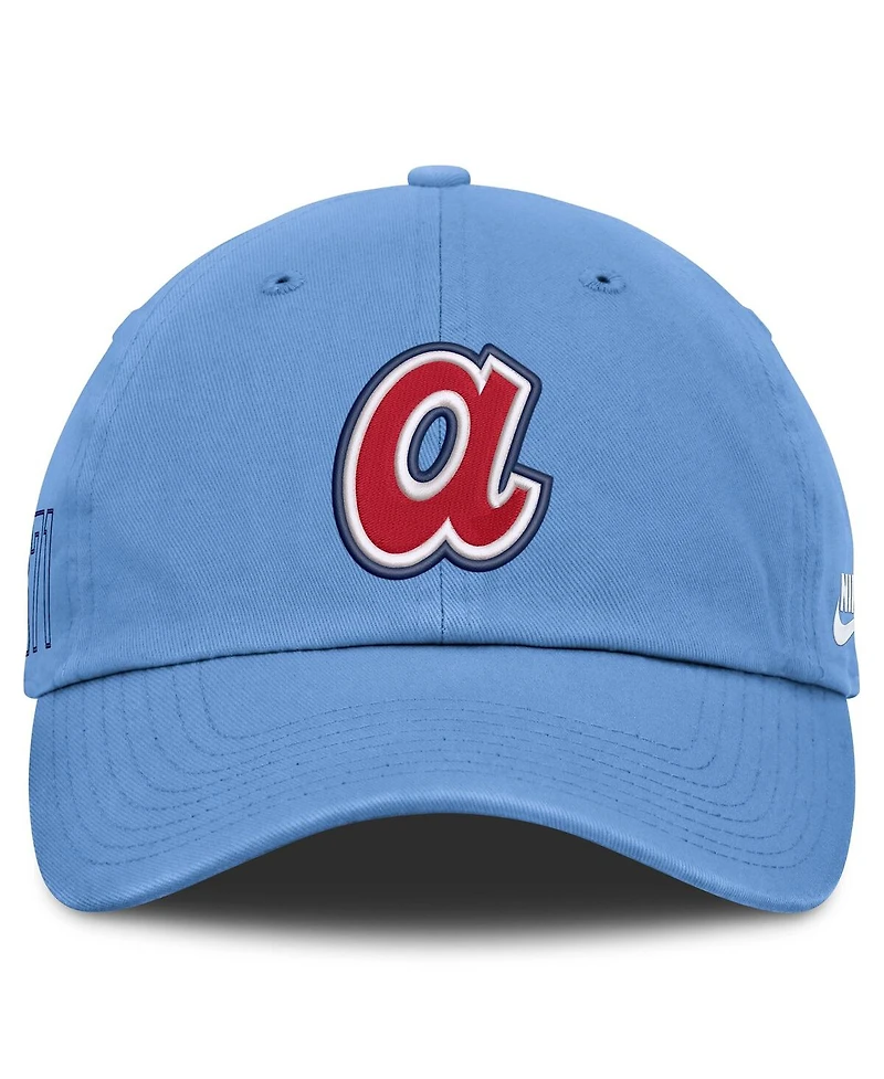 Nike Men's Light Blue Atlanta Braves Cooperstown Club Adjustable Hat
