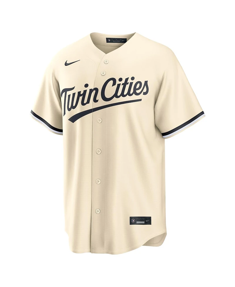 Nike Men's Cream Minnesota Twins Alternate Replica Jersey