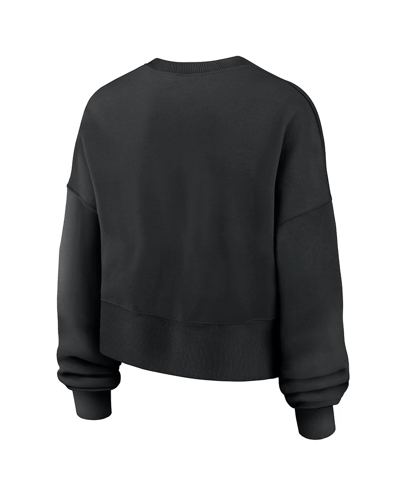 Nike Women's Black Philadelphia Phillies Oversized Primetime Sweatshirt