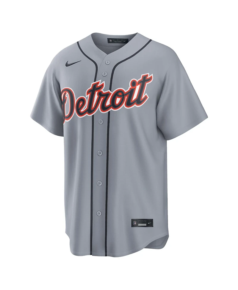 Nike Men's Tarik Skubal Gray Detroit Tigers Road Replica Jersey