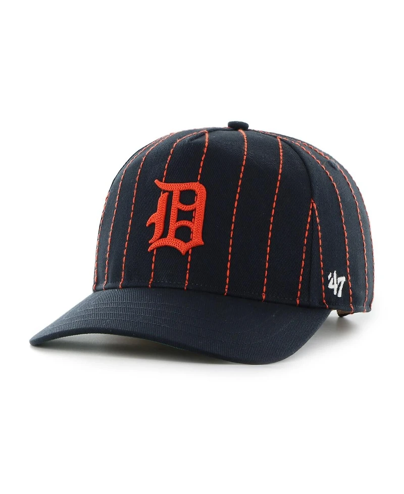 '47 Brand Men's x Rawlings Navy Detroit Tigers Pinstripe Hitch Adjustable Hat