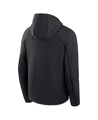 Nike Men's Black Toronto Blue Jays Tech Fleece Raglan Full-Zip Windrunner Hoodie