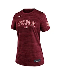 Nike Women's Red Texas Rangers 2026 City Connect Authentic Collection Velocity Dri-fit T-Shirt
