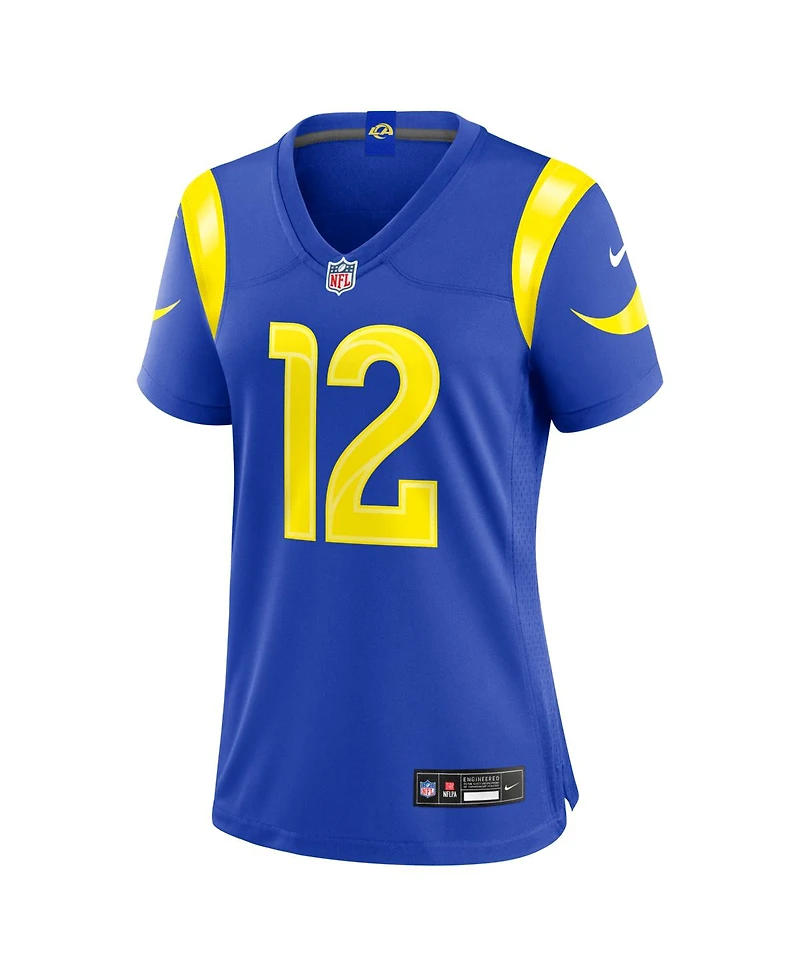 Nike Women's Puka Nacua Royal Los Angeles Rams Game Jersey