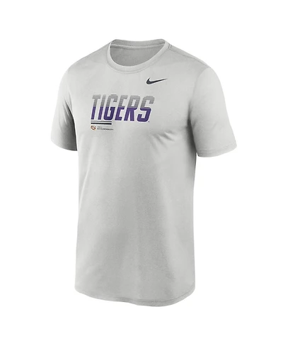 Nike Men's Gray Lsu Tigers Sideline Legend Dri-fit T-Shirt