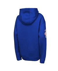 Outerstuff Big Boys and Girls Royal Chicago Cubs Premium Sweep Fleece Hoodie