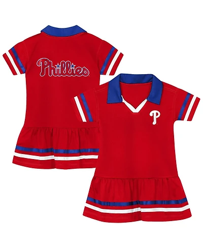 Outerstuff Preschool Red Philadelphia Phillies Big League Hit Dress