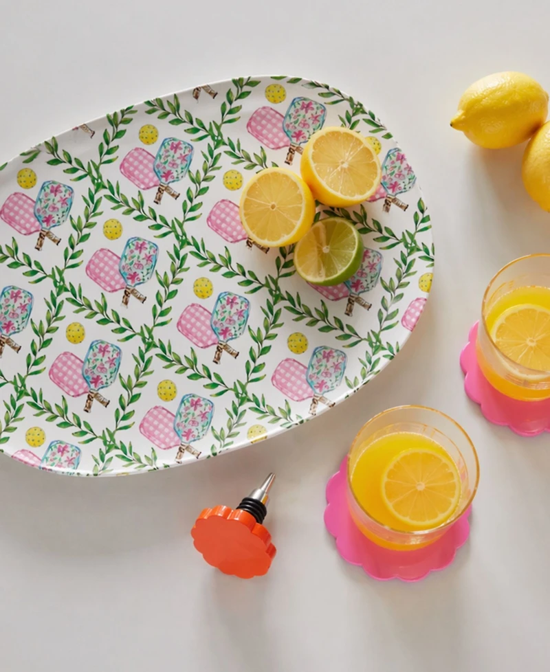 Mariposa Resin Pickleball 10" Trellis Platter