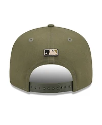 New Era Men's Olive Detroit Tigers 2026 Armed Forces Day 9FIFTY Snapback Hat