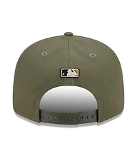 New Era Men's Olive Boston Red Sox 2026 Armed Forces Day 9FIFTY Snapback Hat
