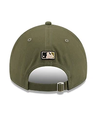 New Era Men's Olive Boston Red Sox 2026 Armed Forces Day 9TWENTY Adjustable Hat