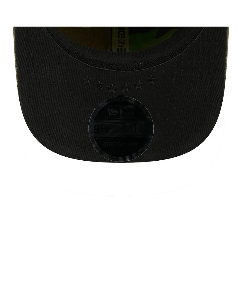 New Era Men's Olive Milwaukee Brewers 2026 Armed Forces Day 9SEVENTY Adjustable Hat