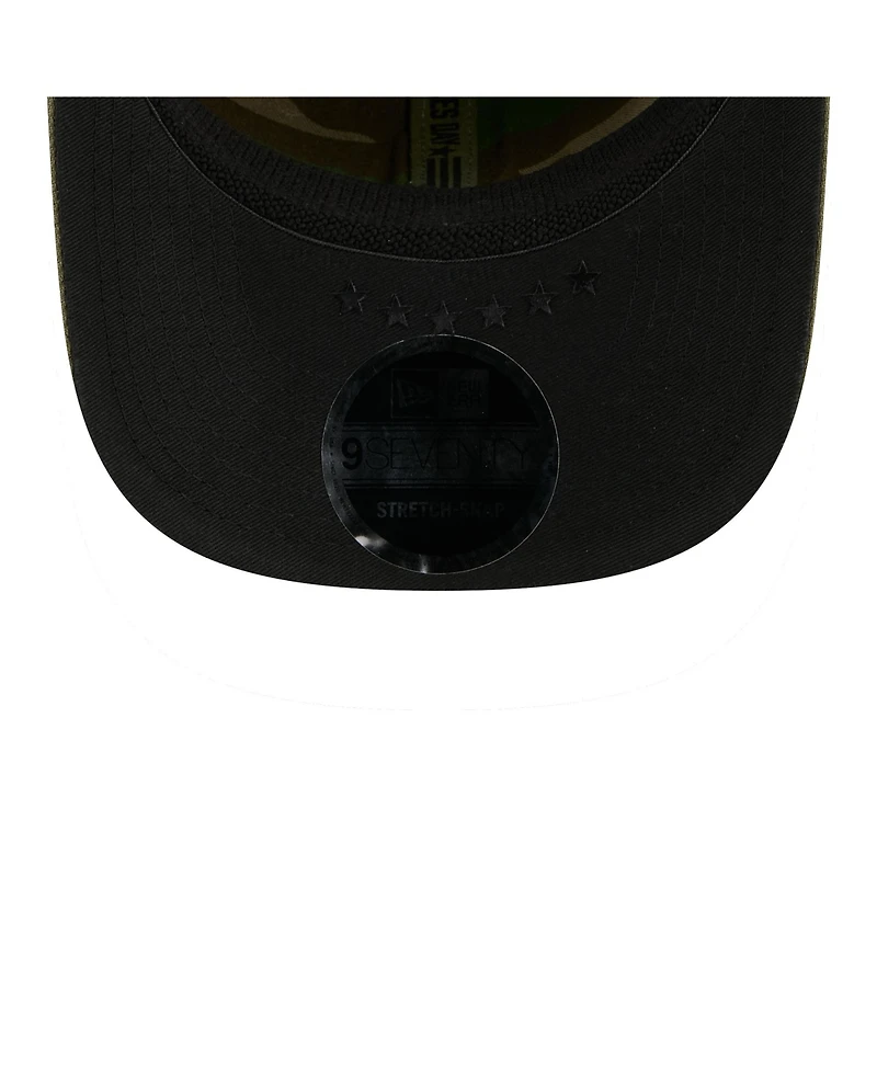 New Era Men's Olive Houston Astros 2026 Armed Forces Day 9SEVENTY Adjustable Hat