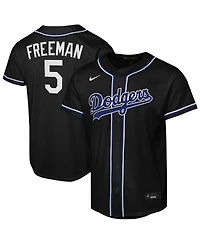 Nike Big Boys and Girls Freddie Freeman Black Los Angeles Dodgers Fashion Replica Player Jersey
