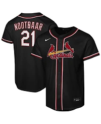 Nike Big Boys and Girls Lars Nootbaar Black St. Louis Cardinals Fashion Replica Player Jersey