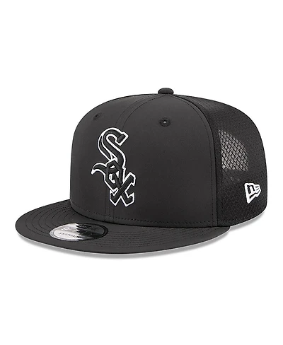 New Era Men's Black Chicago White Sox 2026 Batting Practice 9FIFTY Snapback Hat