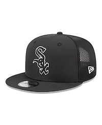 New Era Men's Black Chicago White Sox 2026 Batting Practice 9FIFTY Snapback Hat