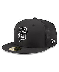 New Era Men's Black San Francisco Giants 2026 Batting Practice 59FIFTY Fitted Hat