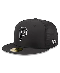New Era Men's Black Pittsburgh Pirates 2026 Batting Practice 59FIFTY Fitted Hat