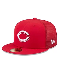 New Era Men's Red Cincinnati Reds 2026 Batting Practice 59FIFTY Fitted Hat