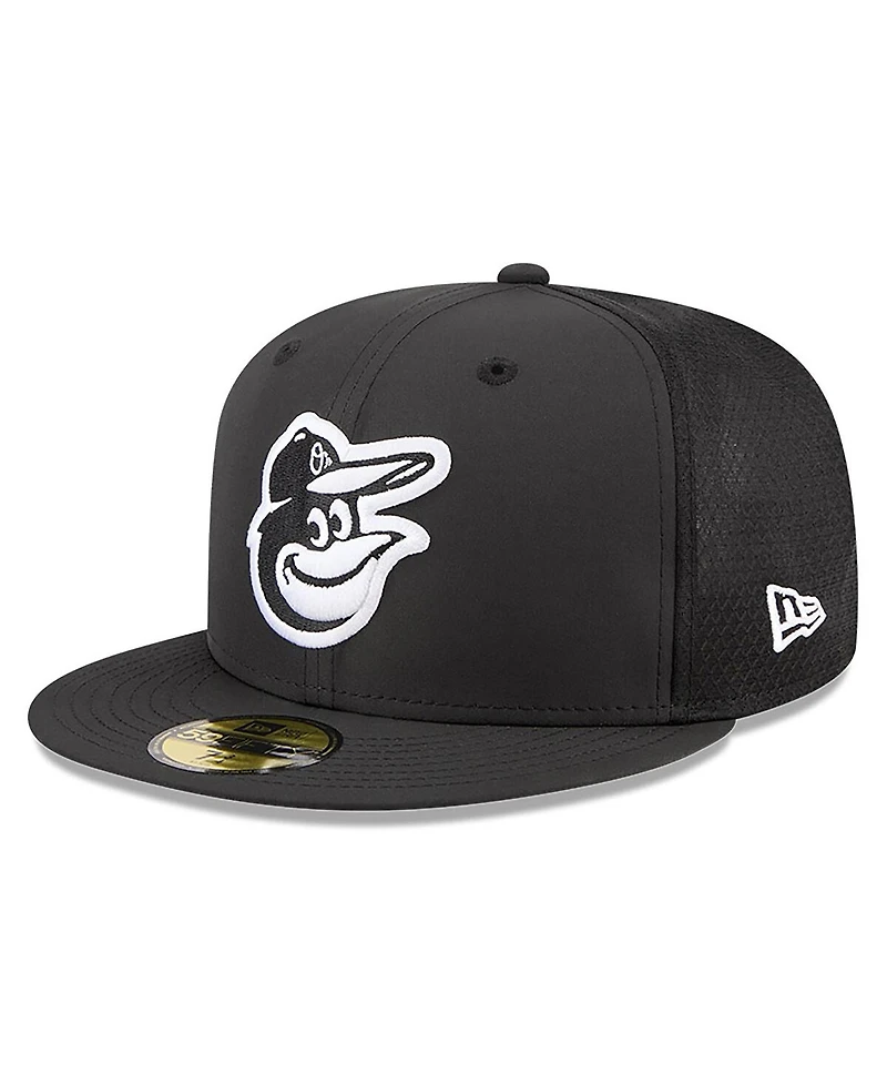 New Era Men's Black Baltimore Orioles 2026 Batting Practice 59FIFTY Fitted Hat