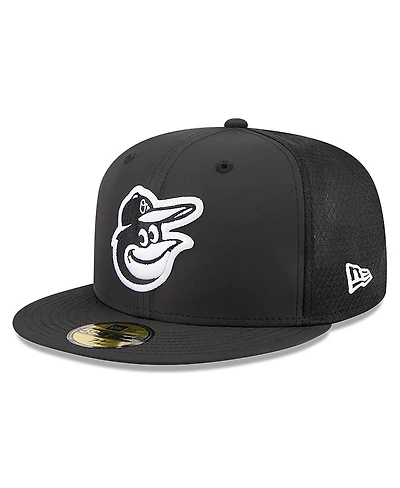 New Era Men's Black Baltimore Orioles 2026 Batting Practice 59FIFTY Fitted Hat