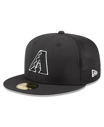 New Era Men's Black Arizona Diamondbacks 2026 Batting Practice 59FIFTY Fitted Hat