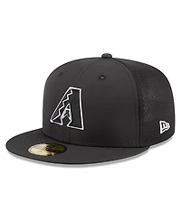 New Era Men's Black Arizona Diamondbacks 2026 Batting Practice 59FIFTY Fitted Hat